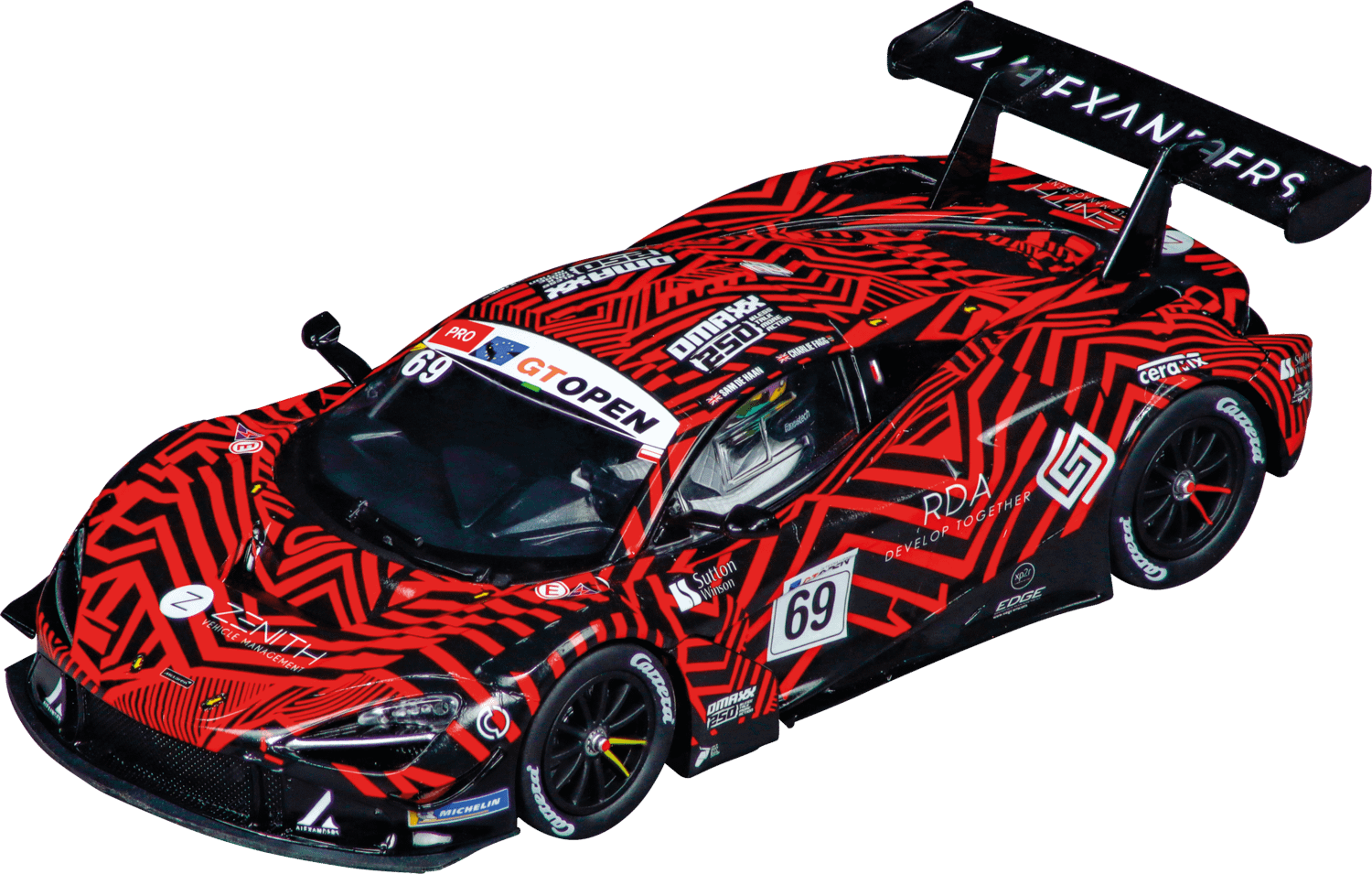 CARRERA - EVOLUTION 1:32 - MCLAREN 720S GT3 OPTIMUM MOTORSPORT #69 INTERNATIONAL GT OPEN 2023 - SLOT CAR ALSO SUITS SCALEXTRIC