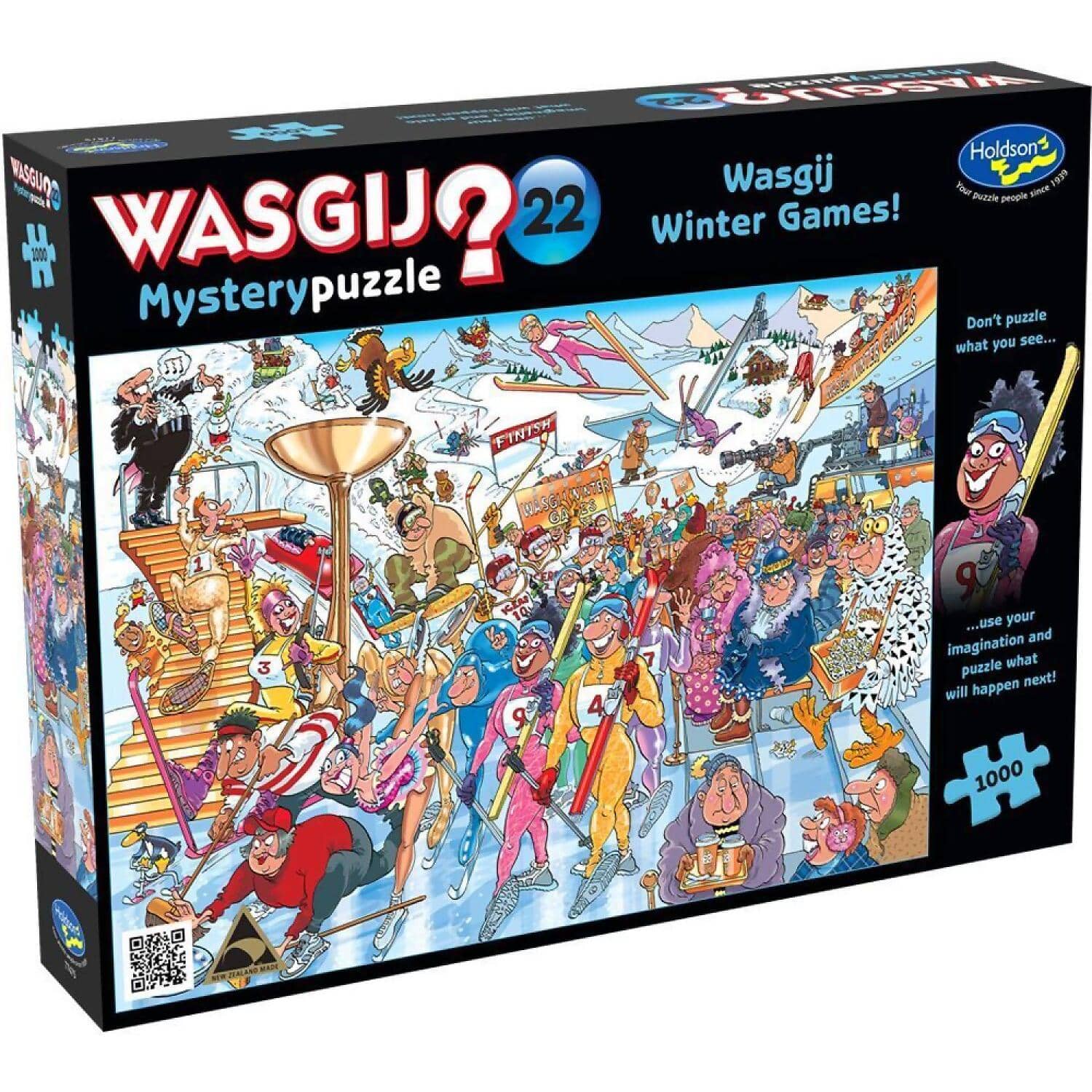 Wasgij? - Mystery 22 - Winter Games Holdson Jigsaw Puzzle 1000 Pieces