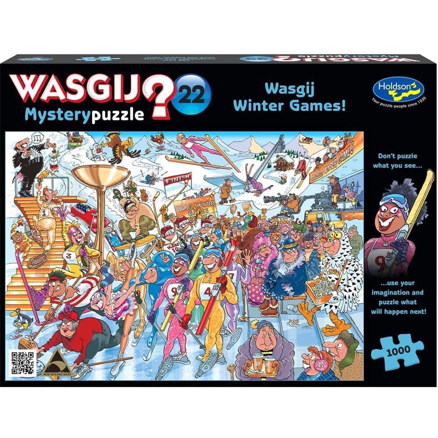 Wasgij? - Mystery 22 - Winter Games Holdson Jigsaw Puzzle 1000 Pieces