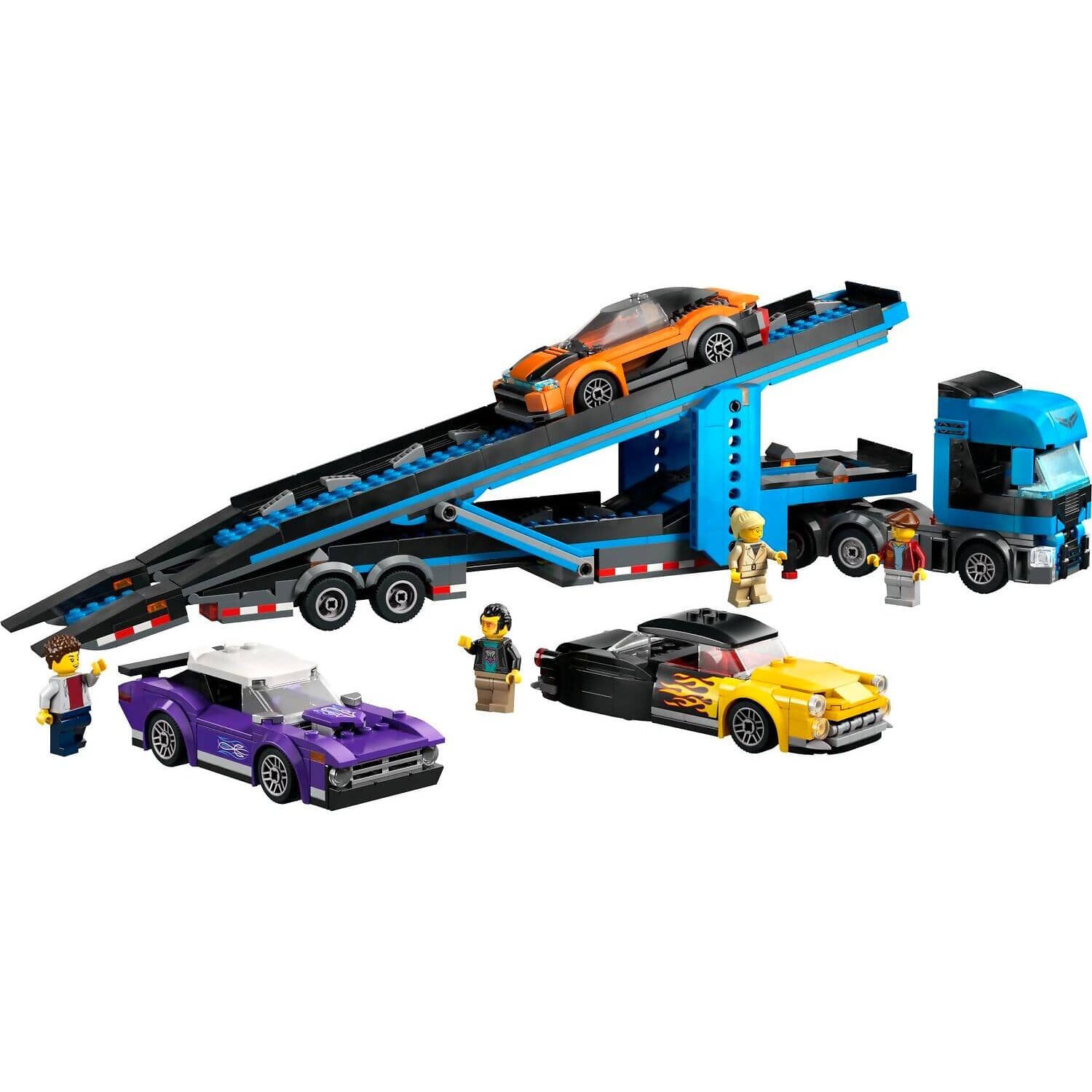 LEGO® 60408 Car Transporter Truck with Sports Cars - City