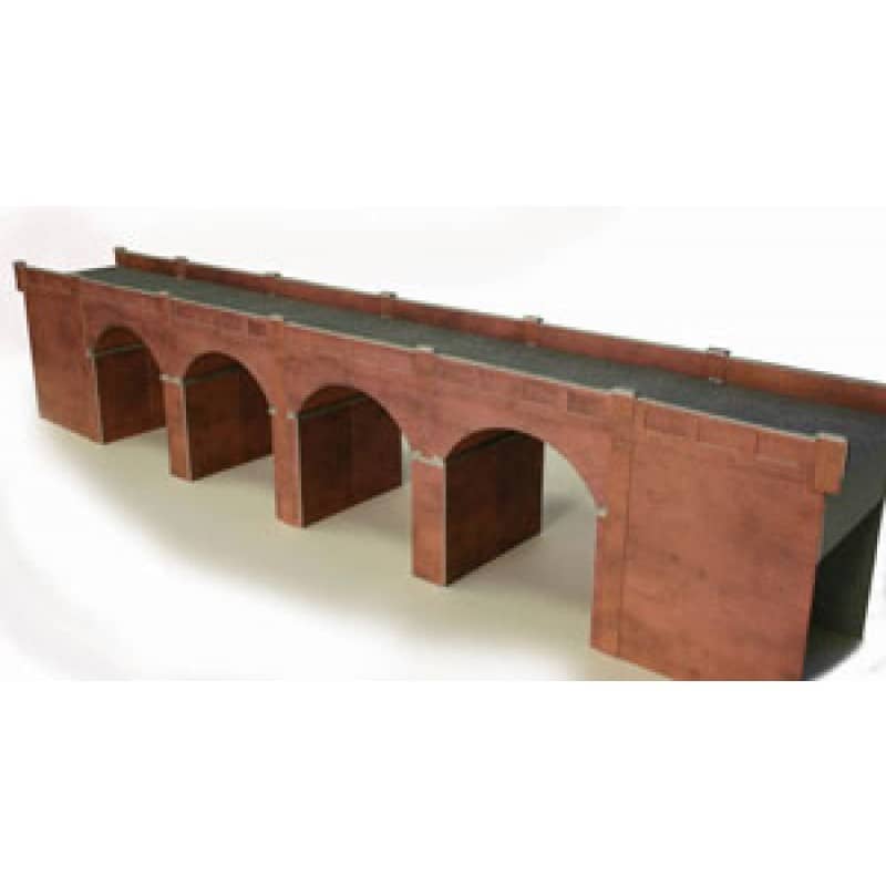 METCALFE PO240 DOUBLE TRACK VIADUCT RED BRICK