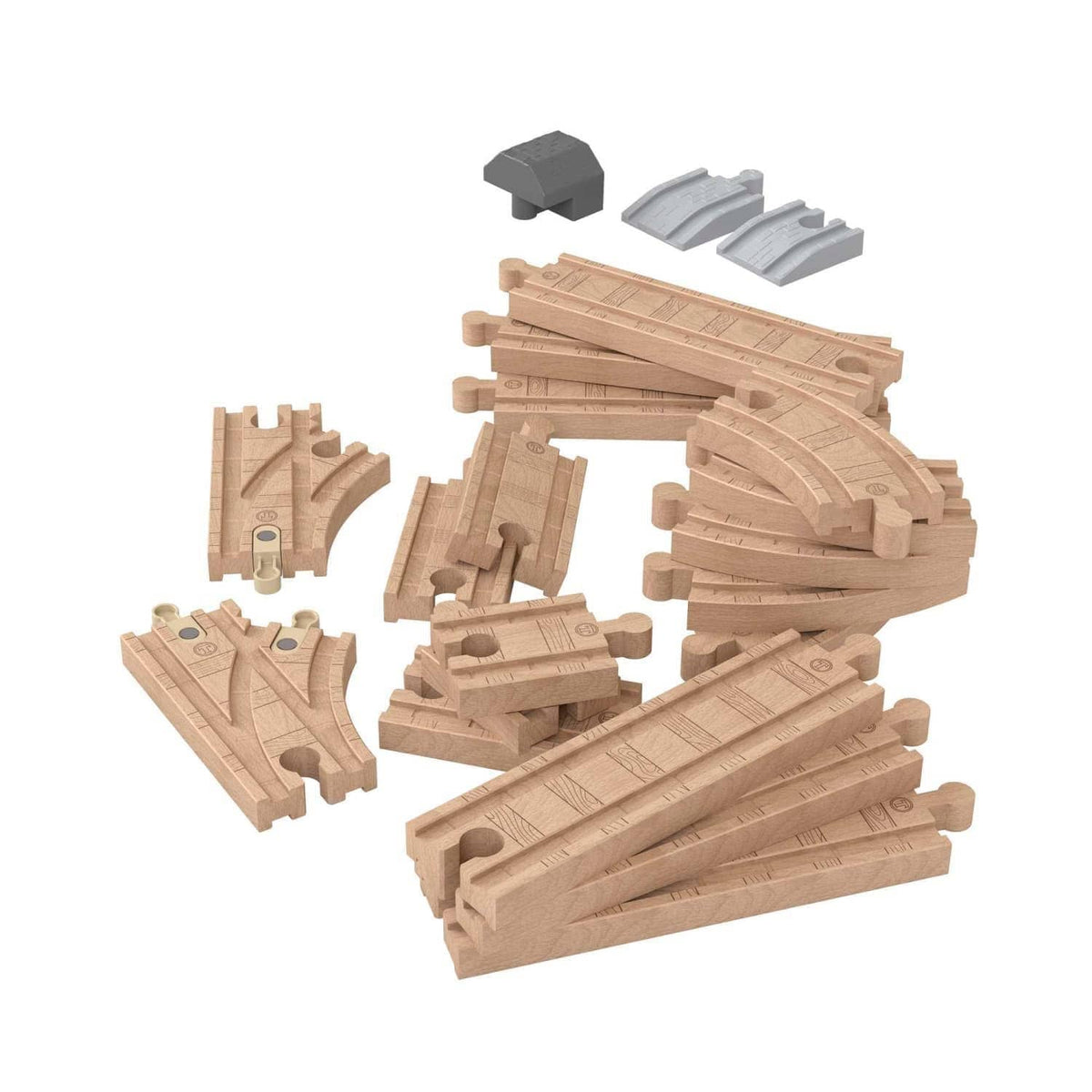 Thomas & Friends - Wooden Railway Expansion Clackety Track Pack Train Track Pack