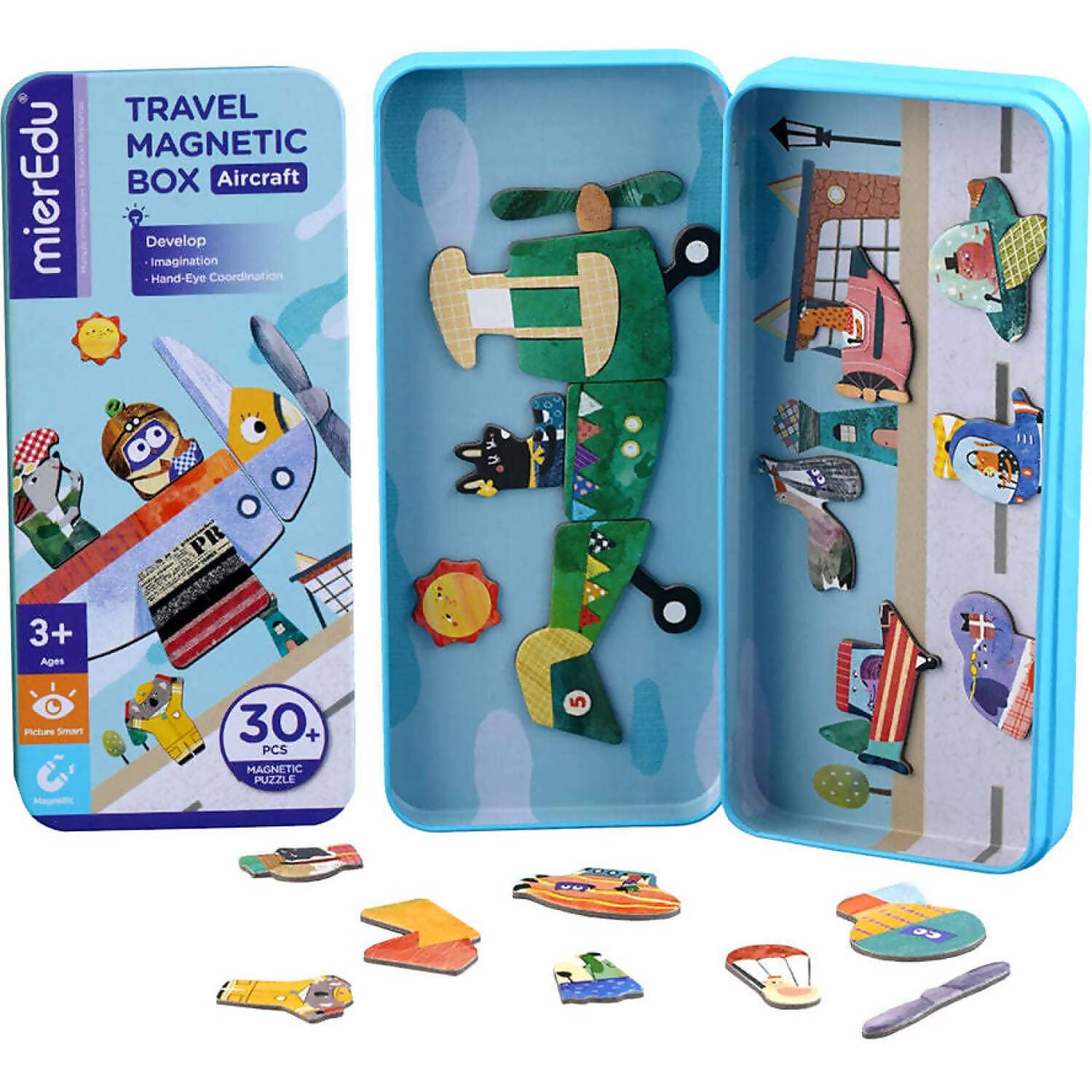 mierEdu - Travel Magnetic Puzzle Box Aircraft