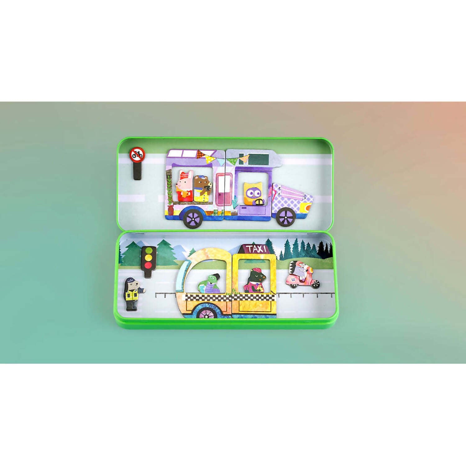 mierEdu - Travel Magnetic Puzzle Box Cars