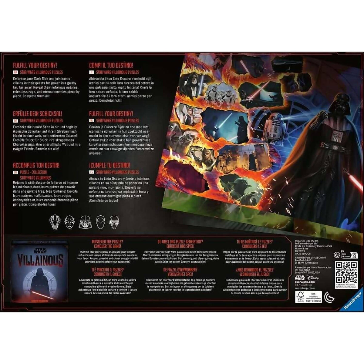 Ravensburger - Star Wars Villainous: Moff Gideon Jigsaw Puzzle 1000 Pieces