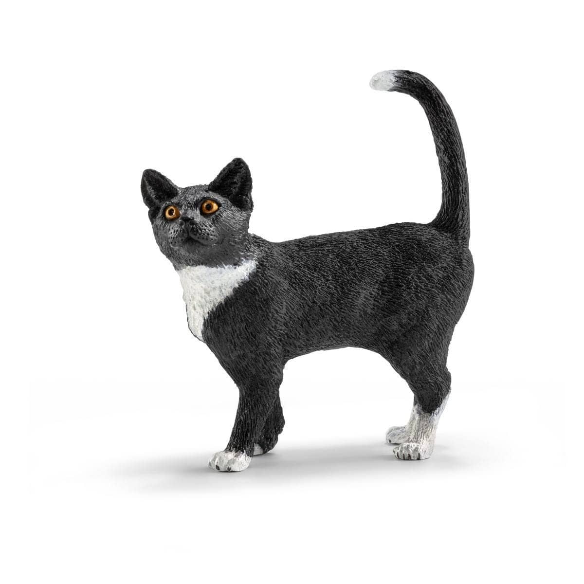 Schleich - Cat Standing Farm World Animal Figurine