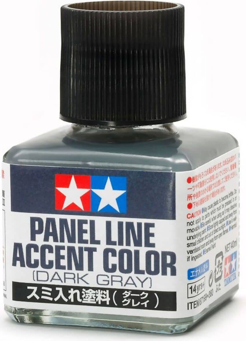 TAMIYA - PANEL ACCENT COLOR DARK GRAY