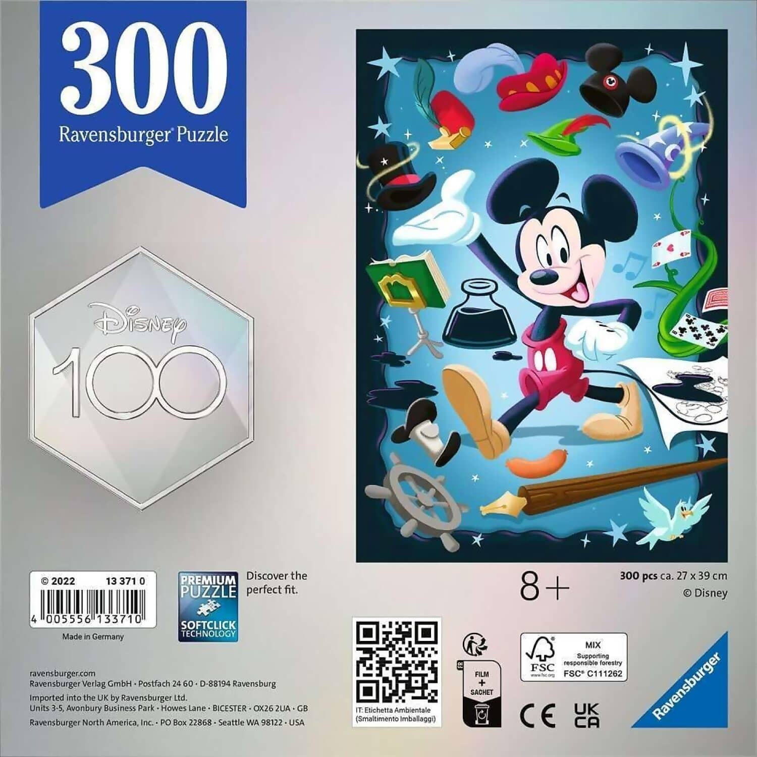 Ravensburger - Mickey Disney 100 Jigsaw Puzzle 300 Pieces