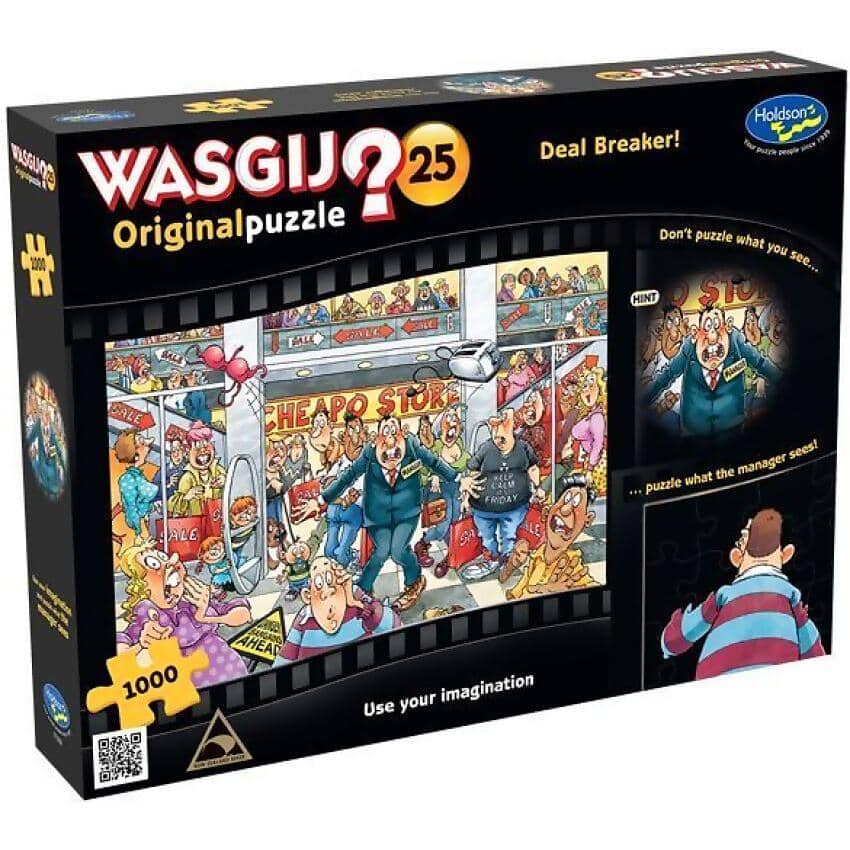 Wasgij? - Original 25 - Deal Breaker Holdson Jigsaw Puzzle 1000 Pieces