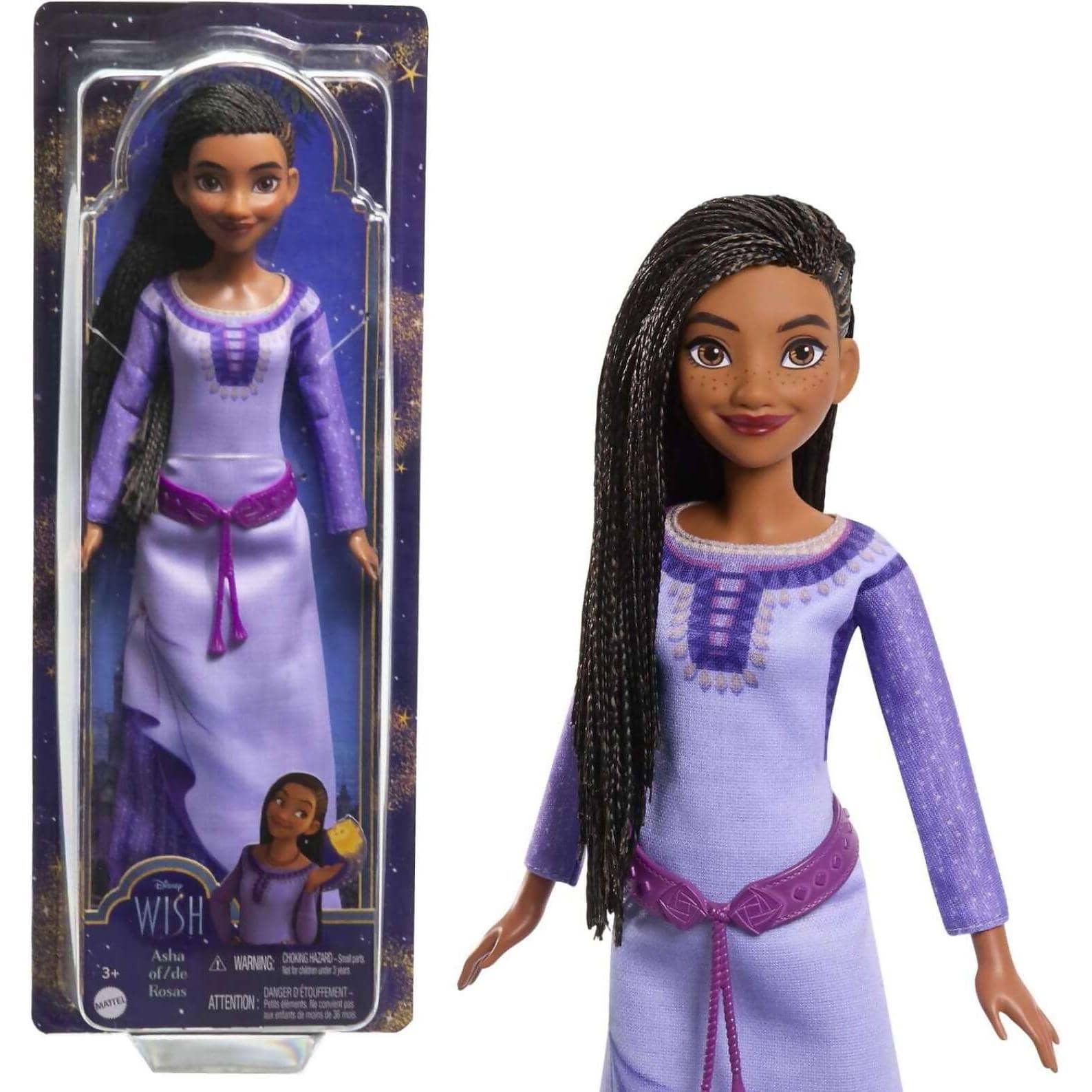 Disney - Wish - Asha Of Rosas Posable Fashion Doll - Mattel