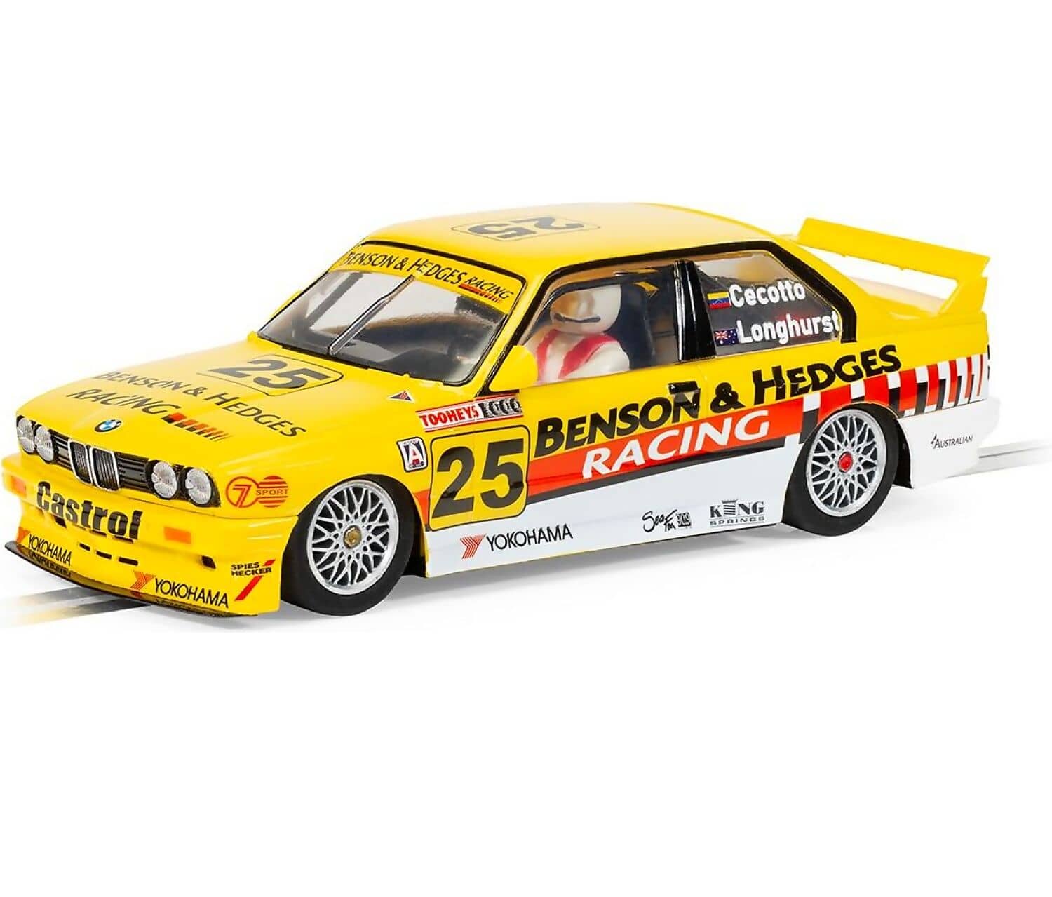 SCALEXTRIC - C4401 BMW E30 M3 - BATHURST 1000 1992 - LONGHURST+ CECOTTO