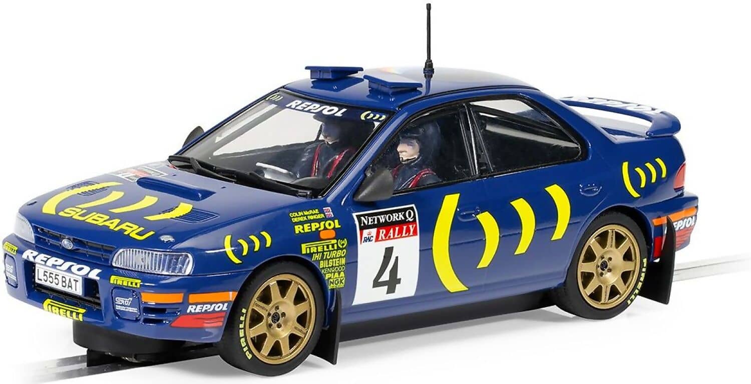 SCALEXTRIC - C4428 SUBARU IMPREZA WRX - COLIN MCRAE 1995 WORLD CHAMPION EDITION