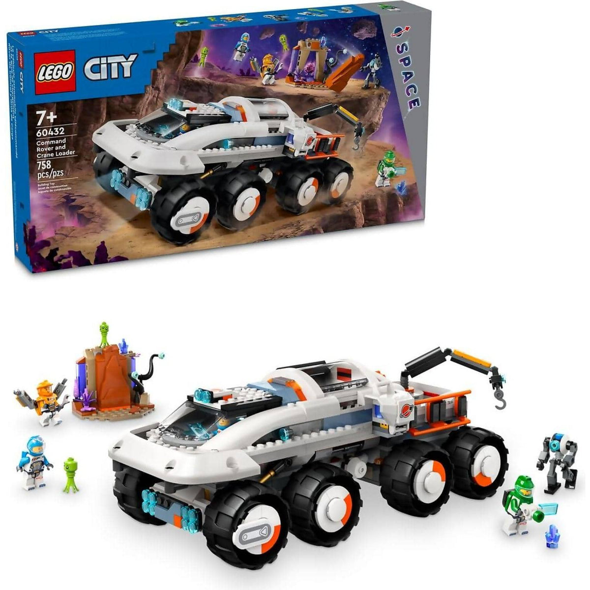 LEGO® 60432 Command Rover and Crane Loader - City