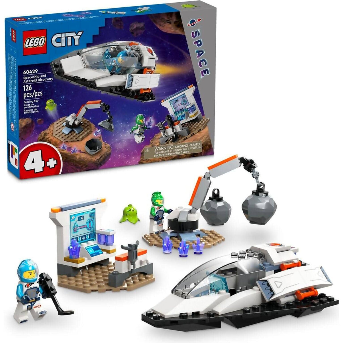 LEGO® 60429 Spaceship and Asteroid Discovery - City 4+