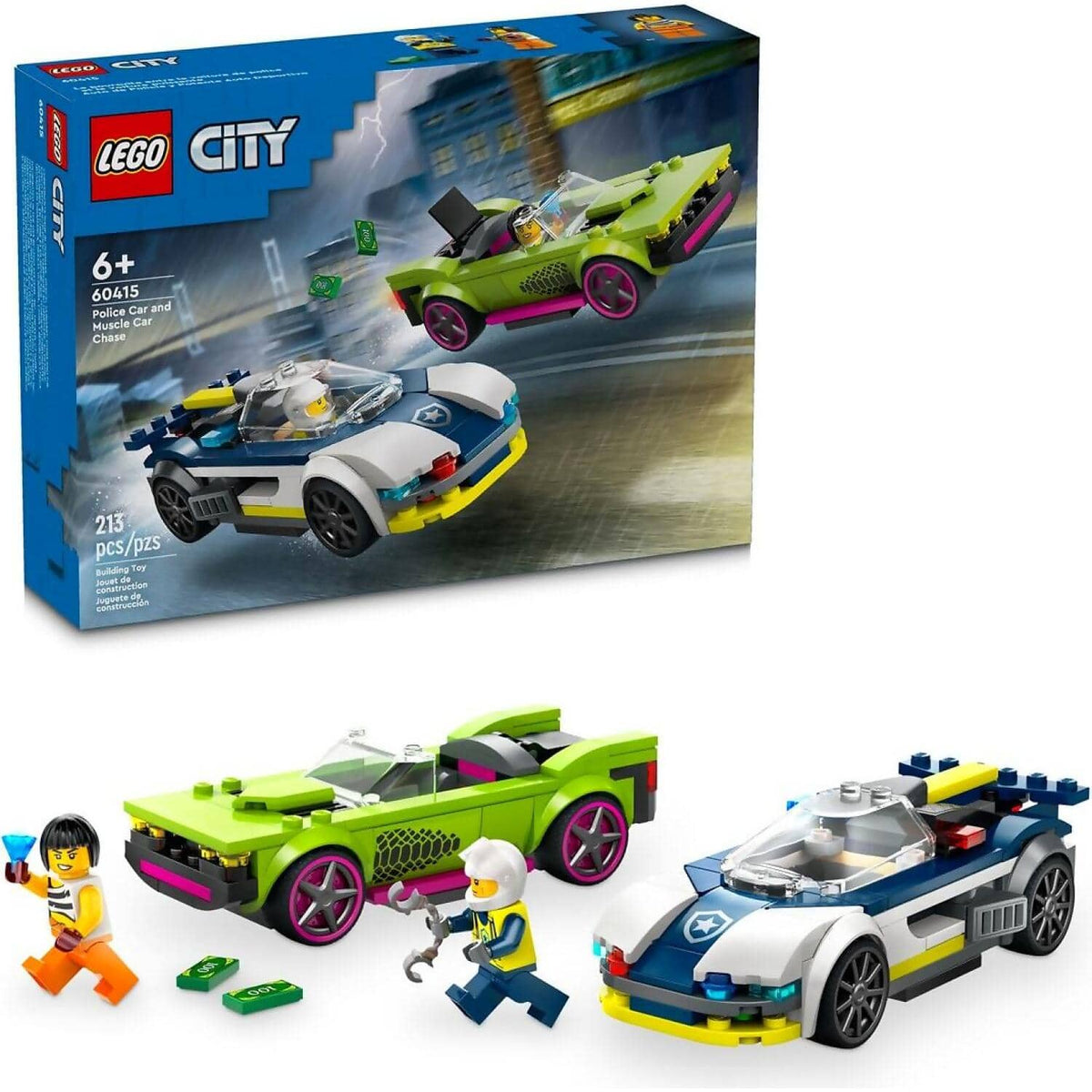 LEGO® 60415 Police Car and Muscle Car Chase - City