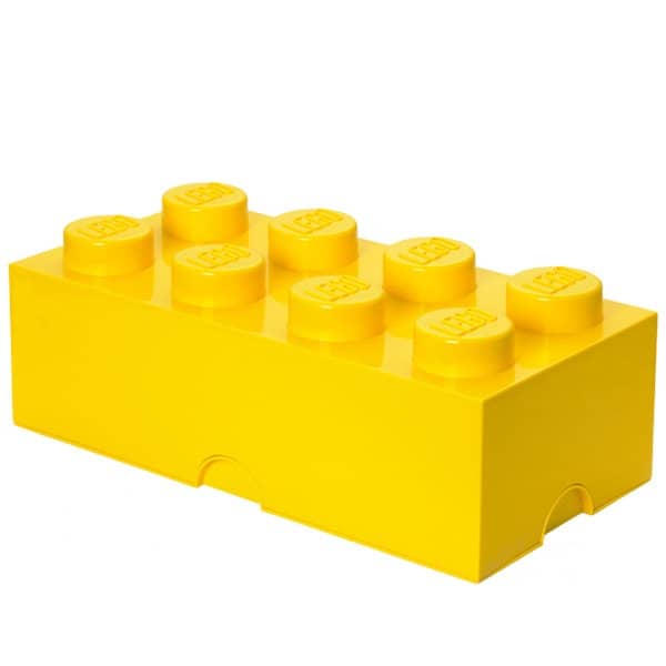 LEGO® Storage Brick 8 Bright Yellow 4004 - Room Copenhagen
