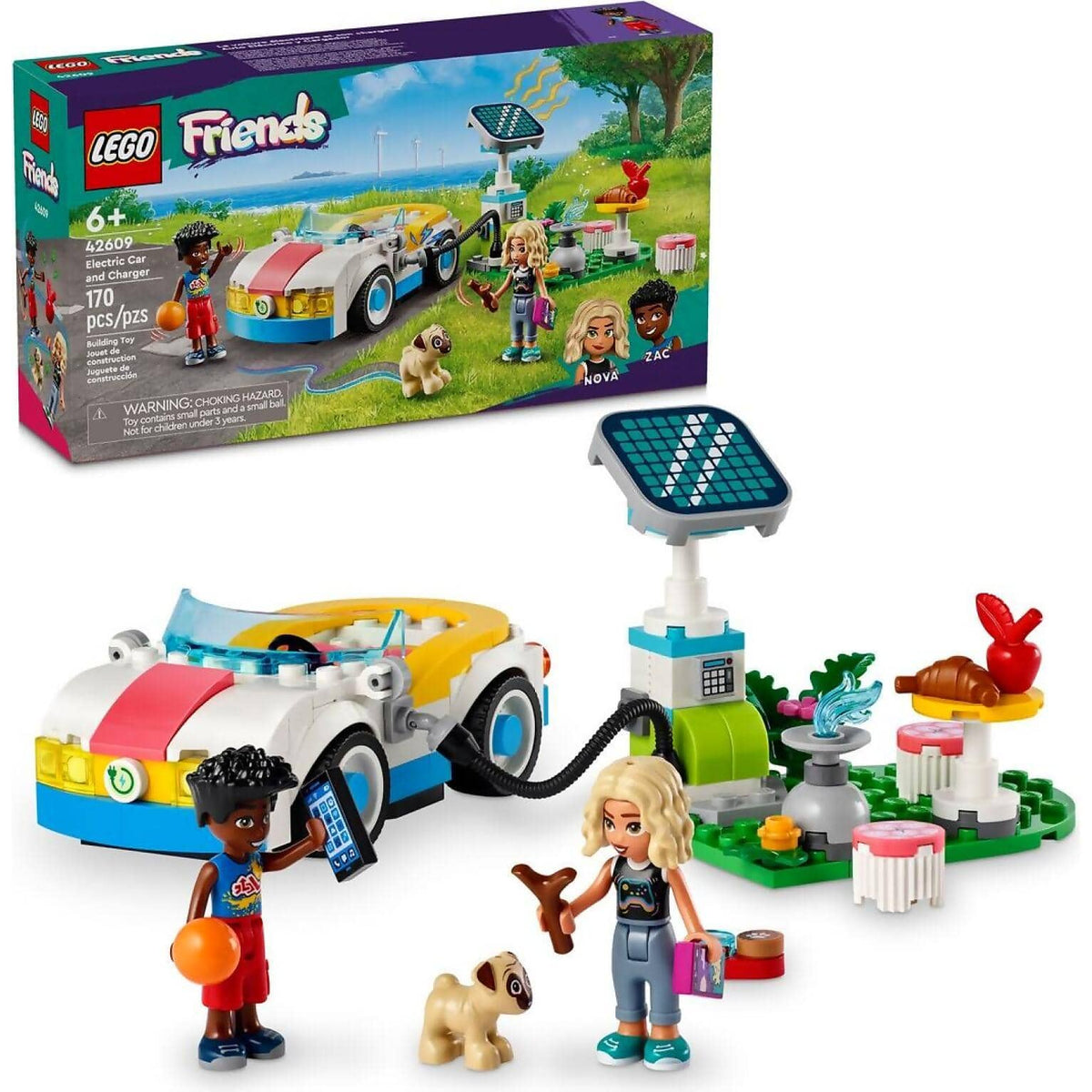 LEGO® 42609 Electric Car and Charger - Friends