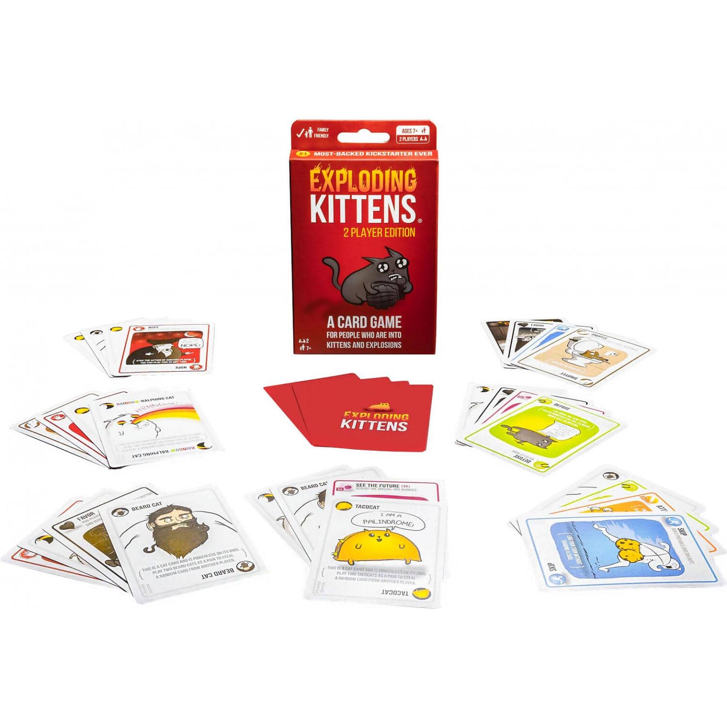 Exploding Kittens - 2 Player Edition Card Game