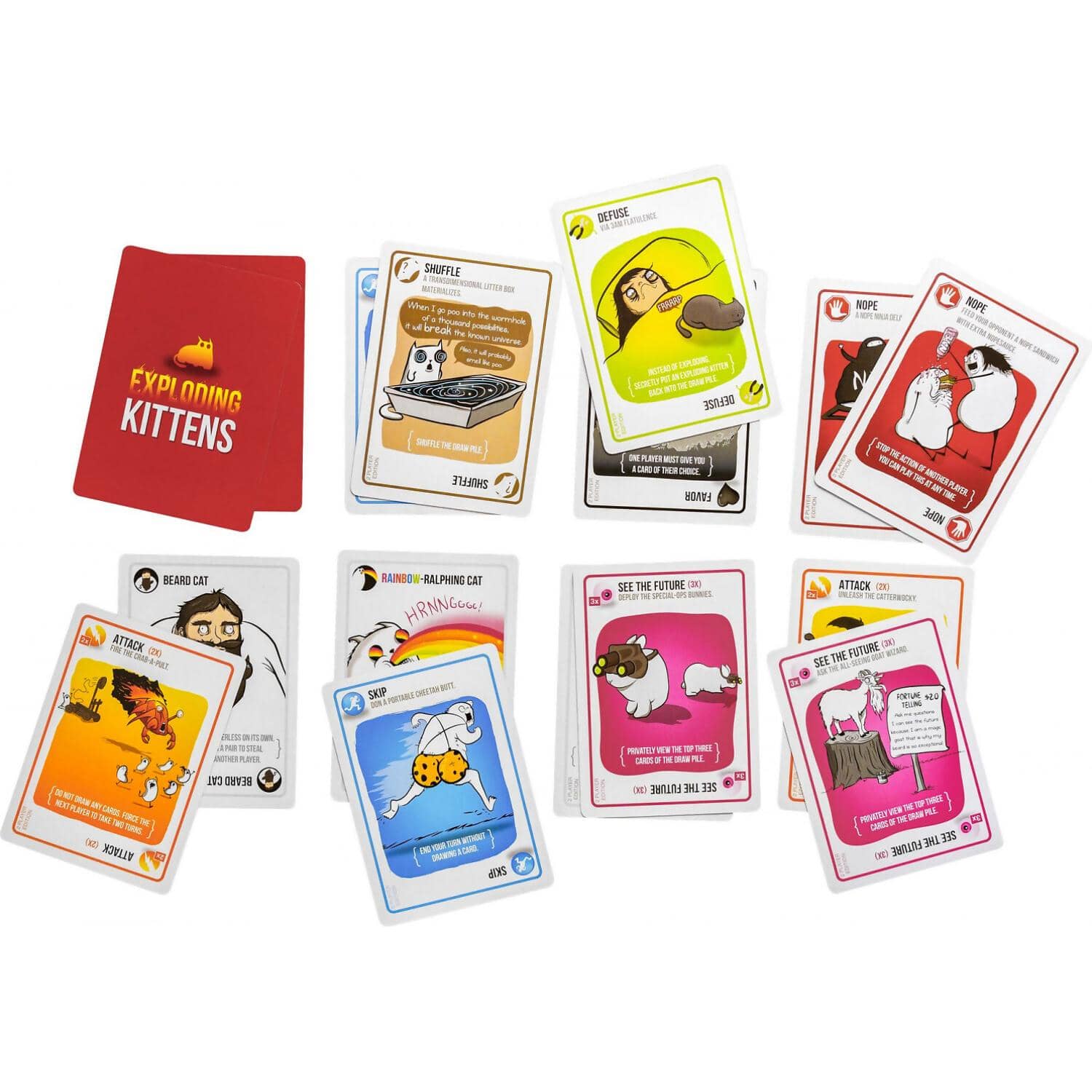 Exploding Kittens - 2 Player Edition Card Game