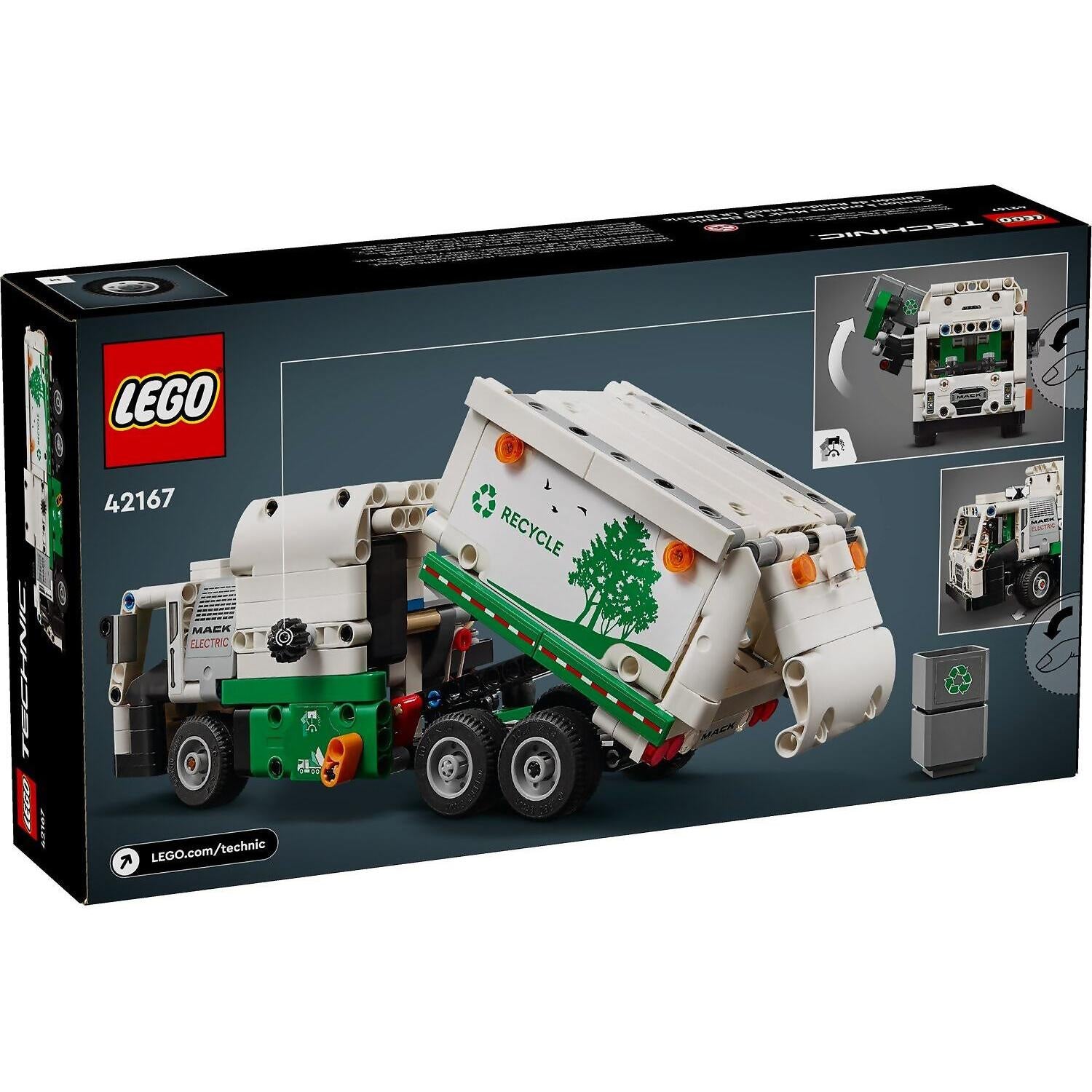 LEGO® 42167 Mack LR Electric Garbage Truck - Technic