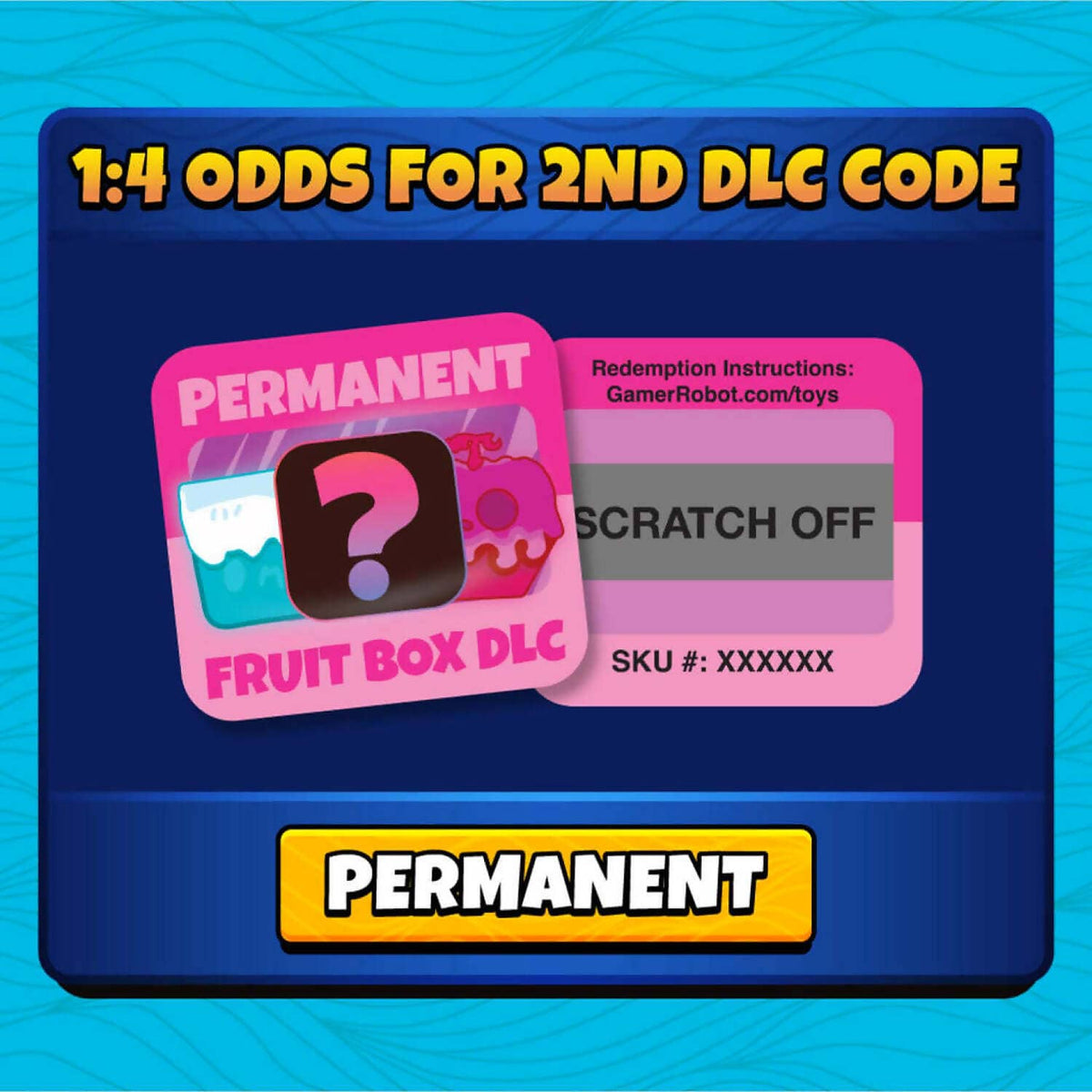 Blox Fruits - 8-inch Collectible Plush Asst With Dlc Code Blind Box Series 1 Mystery Plush - Phatmojo