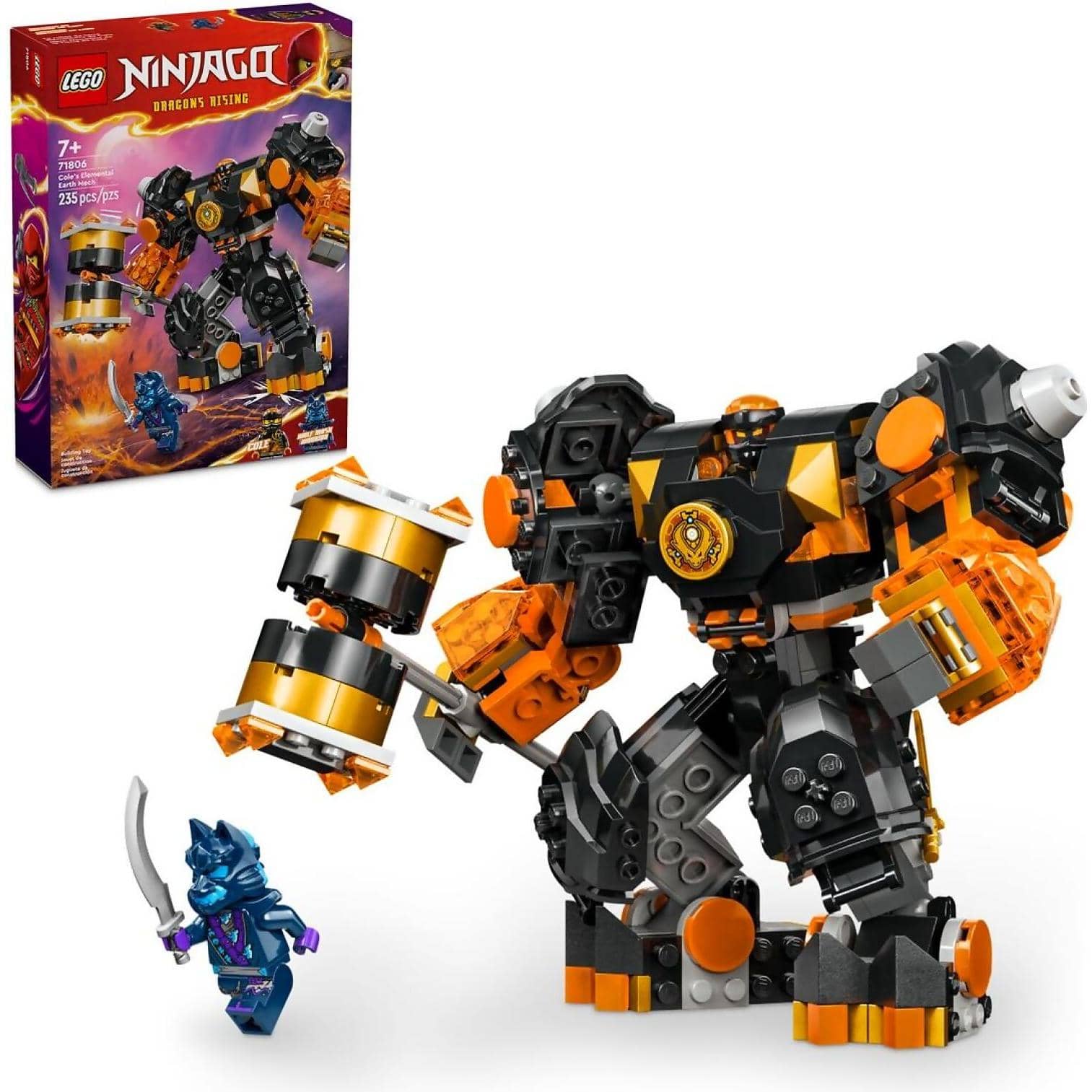 LEGO® 71806 Cole's Elemental Earth Mech - NINJAGO®