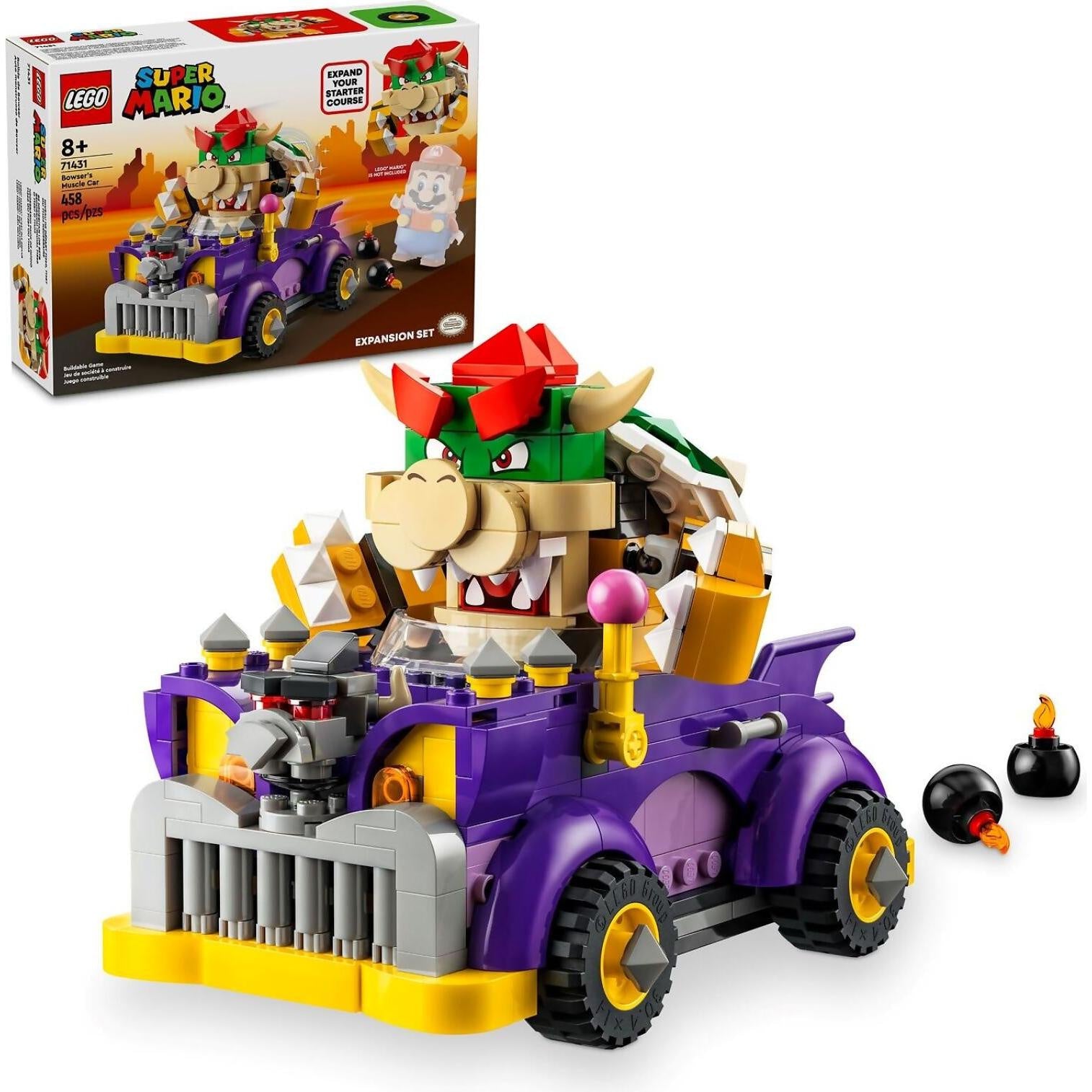 LEGO® 71431 Bowser's Muscle Car Expansion Set - Super Mario™