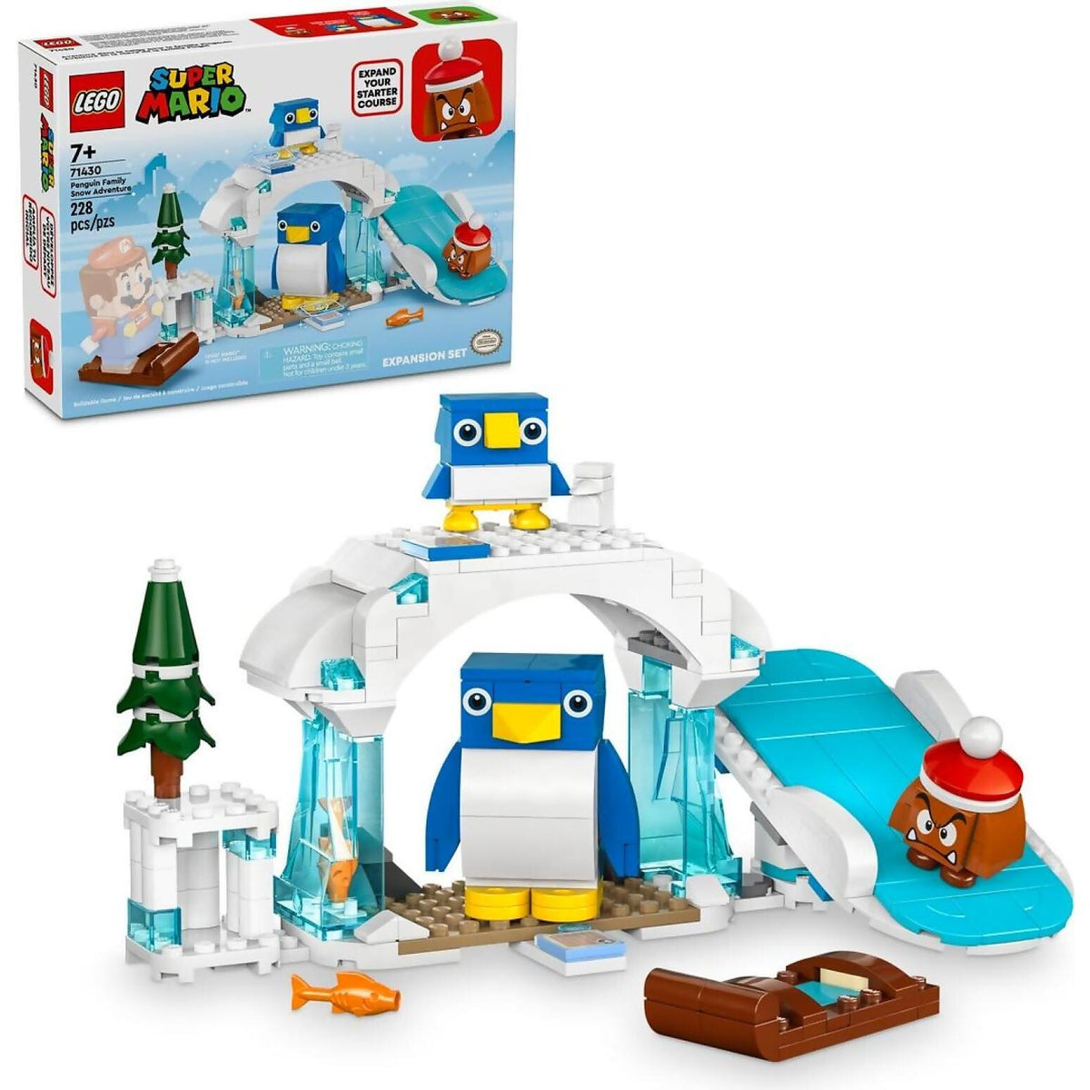 LEGO® 71430 Penguin Family Snow Adventure Expansion Set - Super Mario™