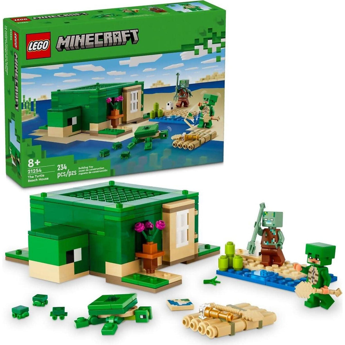 LEGO® 21254 The Turtle Beach House - Minecraft®