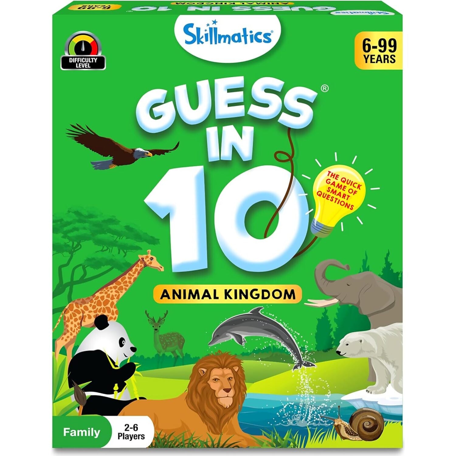 Skillmatics - Guess In 10 Animal Kingdom Card Game