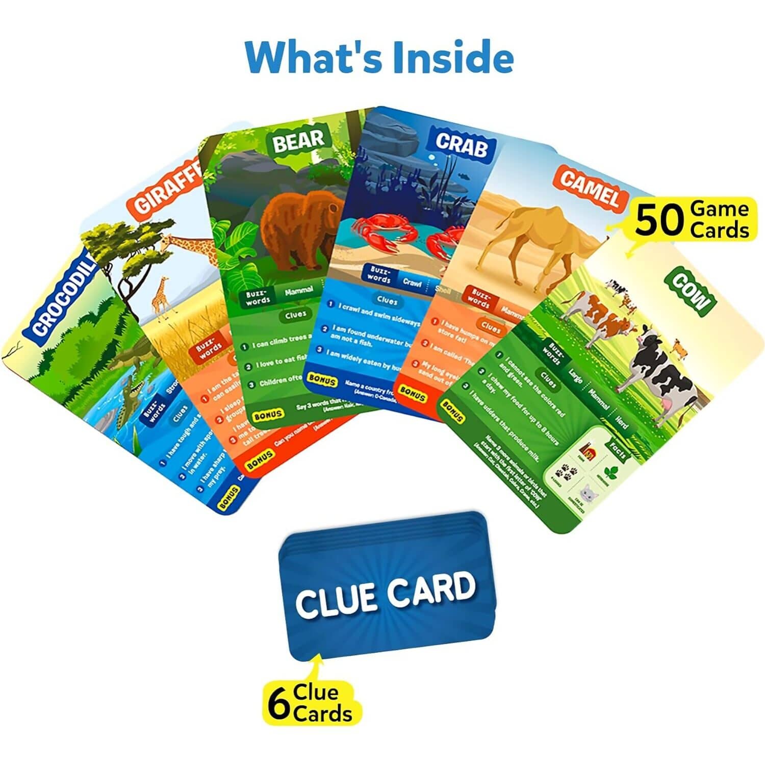 Skillmatics - Guess In 10 Animal Kingdom Card Game
