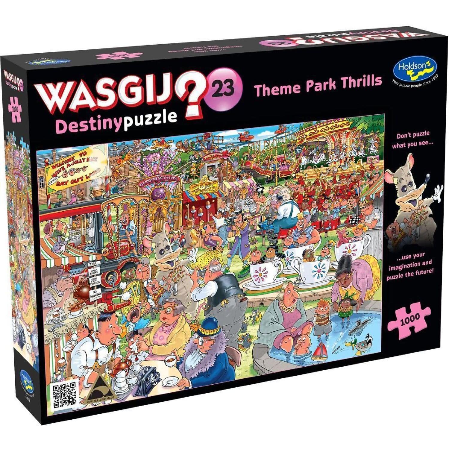Wasgij? - Destiny 23 -Theme Park Thrills - Holdson Jigsaw Puzzle 1000 Pieces