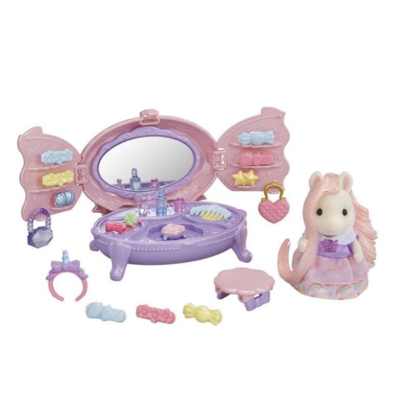 Sylvanian Families - Pony's Vanity Dresser Playset Animal Doll Playset