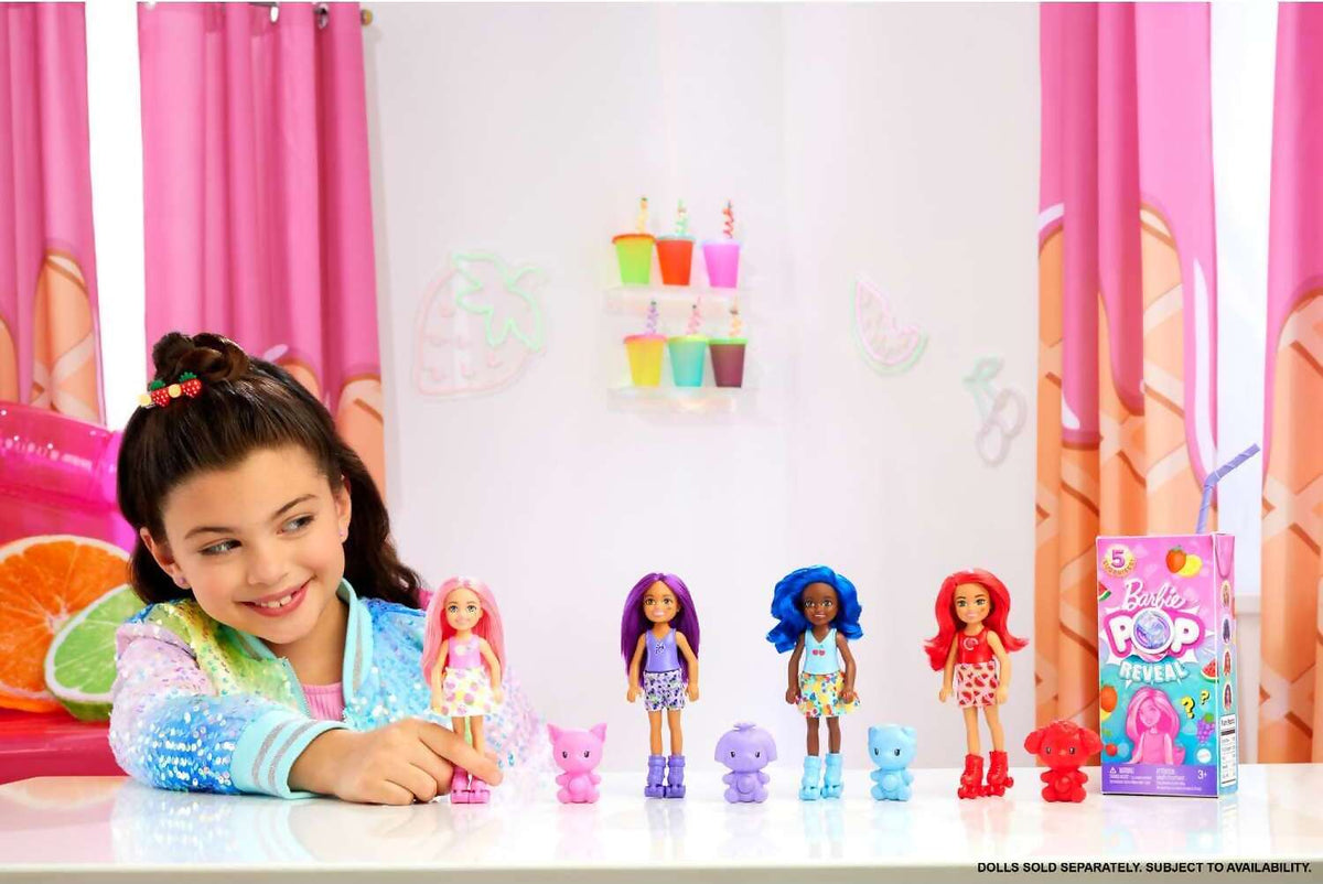 Barbie - Pop Reveal Fruit Series Chelsea Doll With Scent & Color Change ( Each Doll Sold Separately ) - Mattel