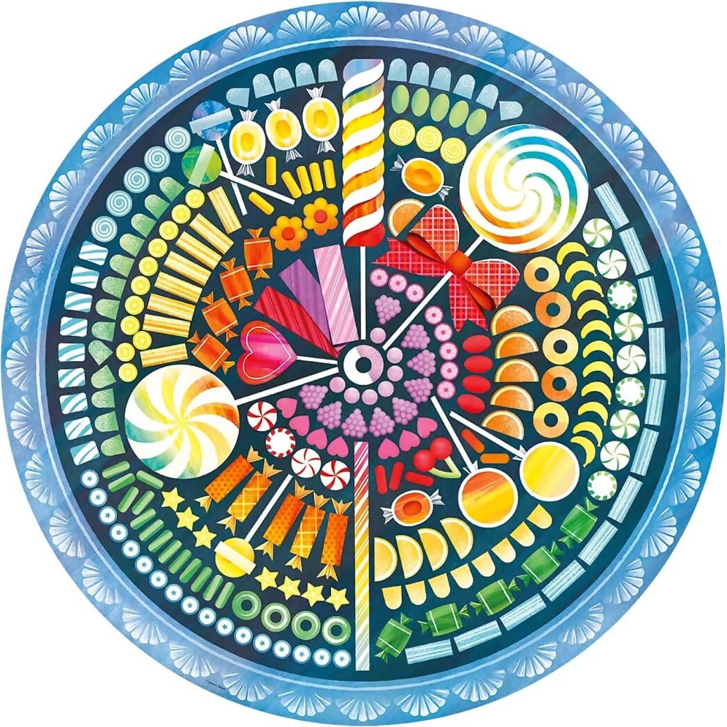 Ravensburger - Circle Of Colours Candies Jigsaw Puzzle 500 Pieces