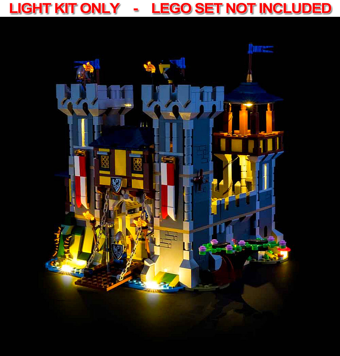 Light My Bricks - LIGHT KIT for LEGO® Medieval Castle 31120