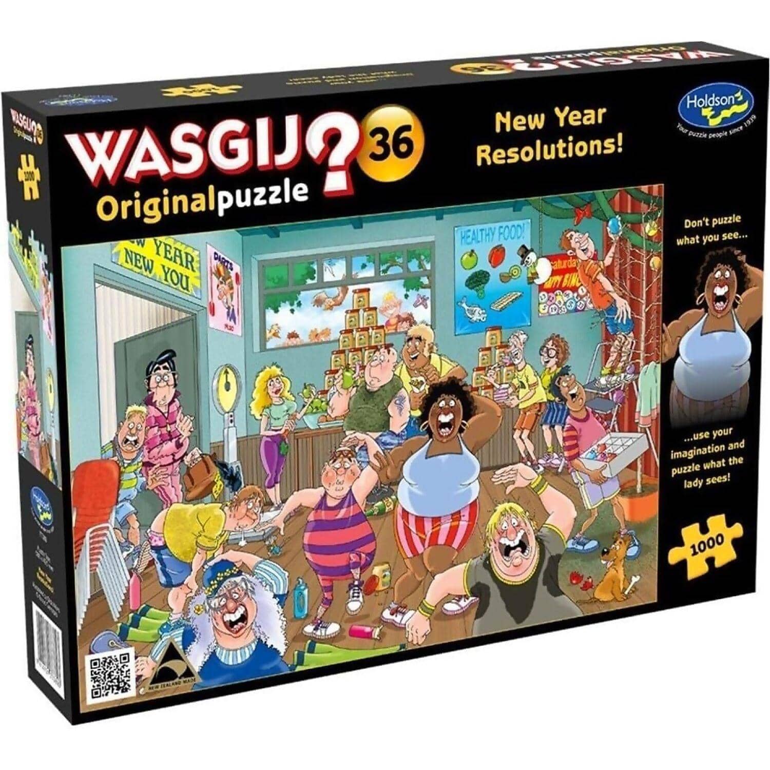 Wasgij? - Original 36 - New Year Resolutions - Holdson Jigsaw Puzzle 1000 Pieces