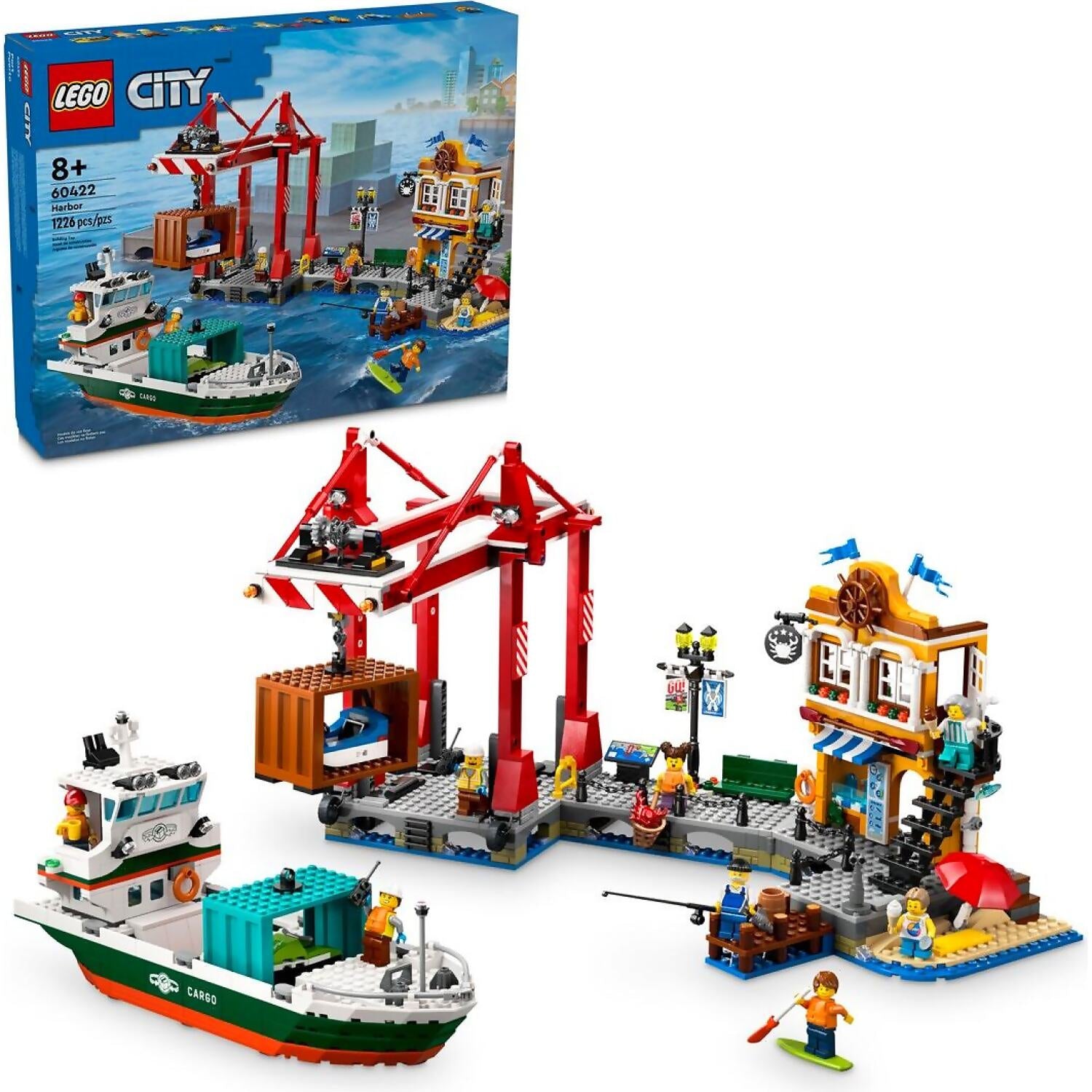 LEGO® 60422 Seaside Harbor with Cargo Ship - City