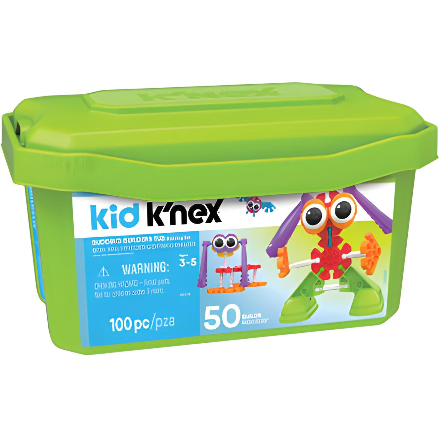 K'NEX - Kid K'nex Budding Builders Tub 100 Pieces