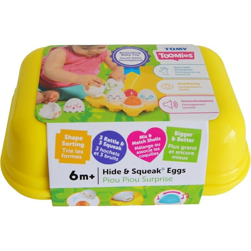 TOMY - Toomies Hide & Squeak Eggs