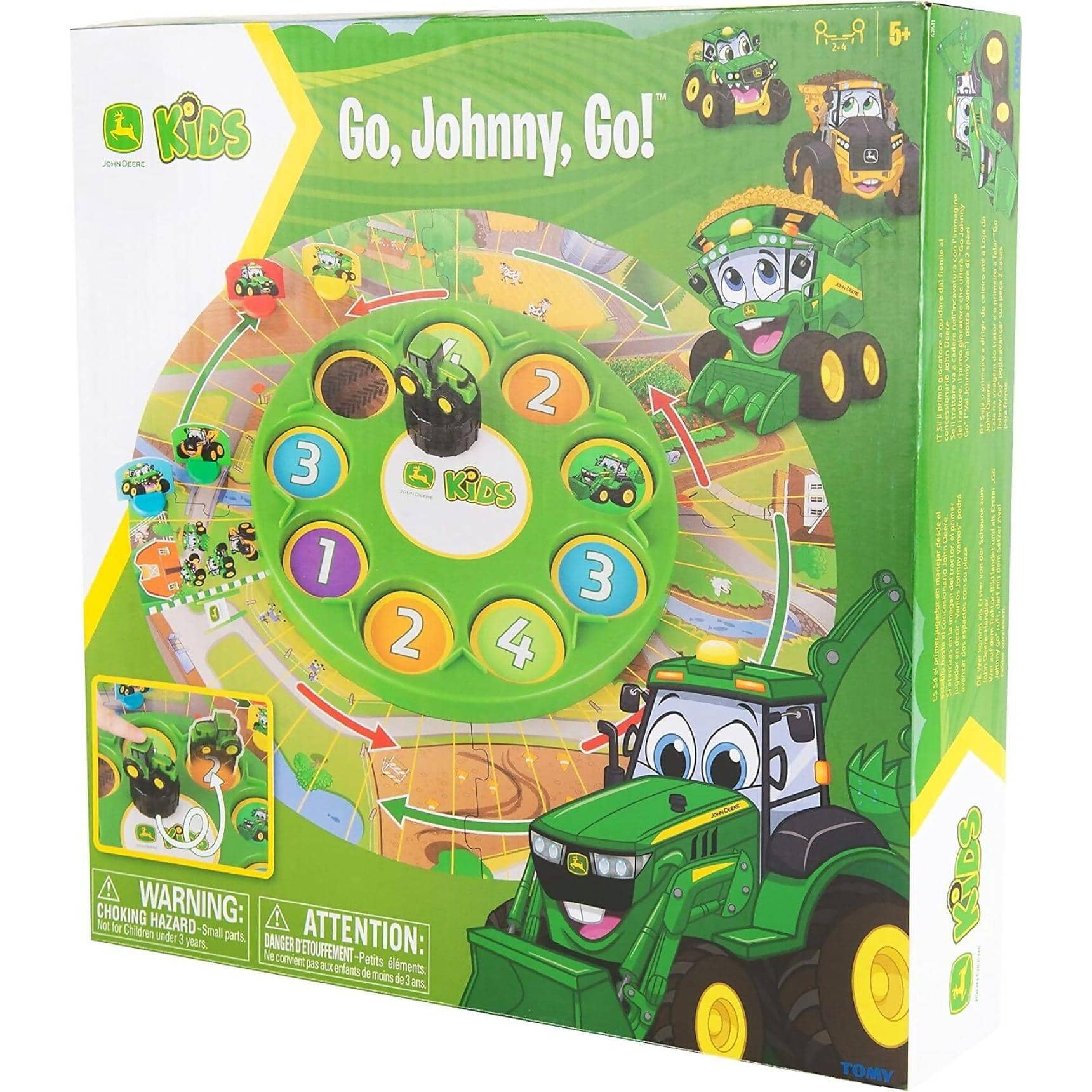 John Deere - Kids - Go Johnny Go - Kid s Board Game -tomy