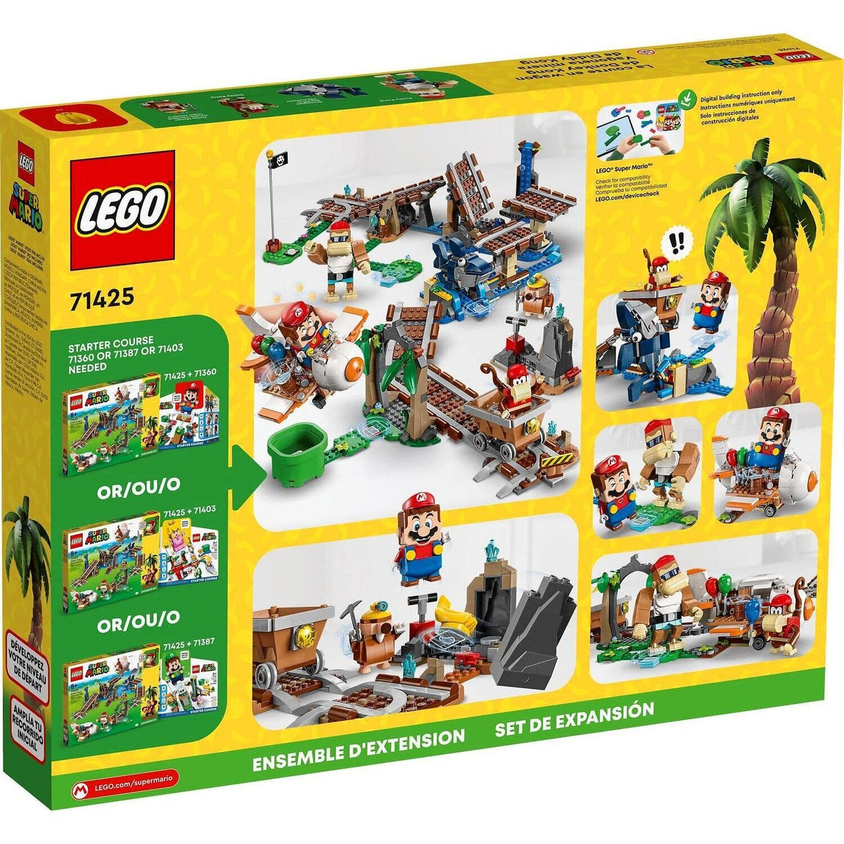 LEGO® 71425 Diddy Kong's Mine Cart Ride Expansion Set - Super Mario™