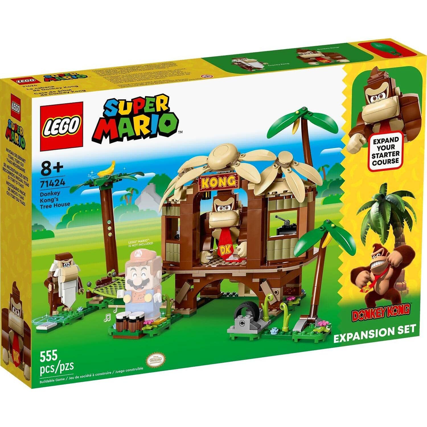 LEGO® 71424 Donkey Kong's Tree House Expansion Set - Super Mario™