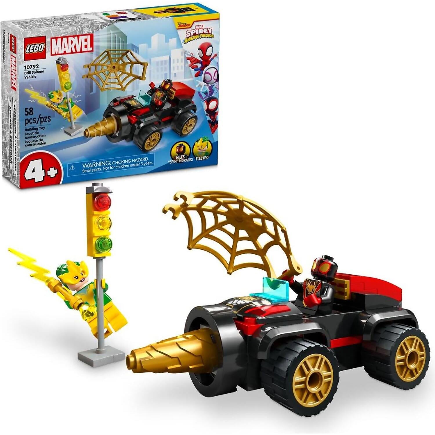 LEGO® 10792 Drill Spinner Vehicle - Marvel Spidey Super Heroes 4+