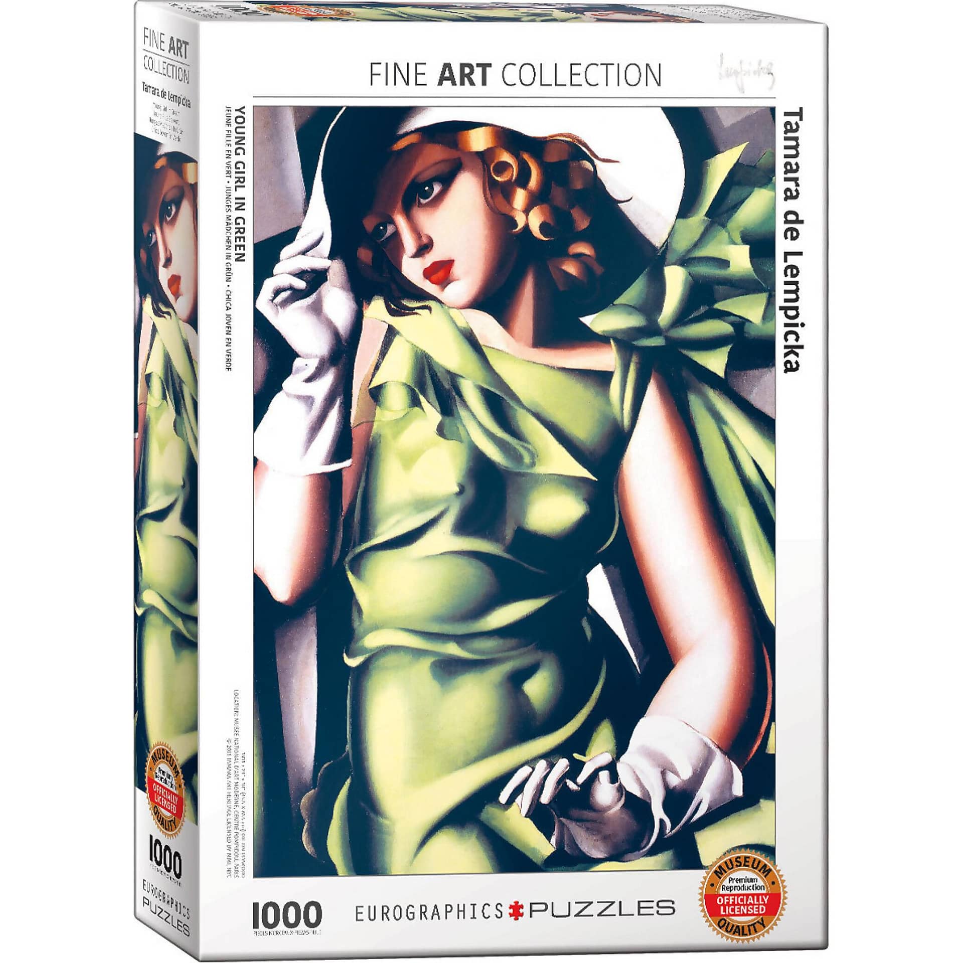 EuroGraphics - Young Girl In Green By De Lempicka - Jigsaw Puzzle 1000 Pieces