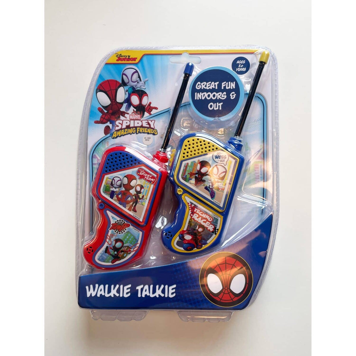 Disney - Junior - Spidey & Friends Kids Two-Way Adventure Radio Playset