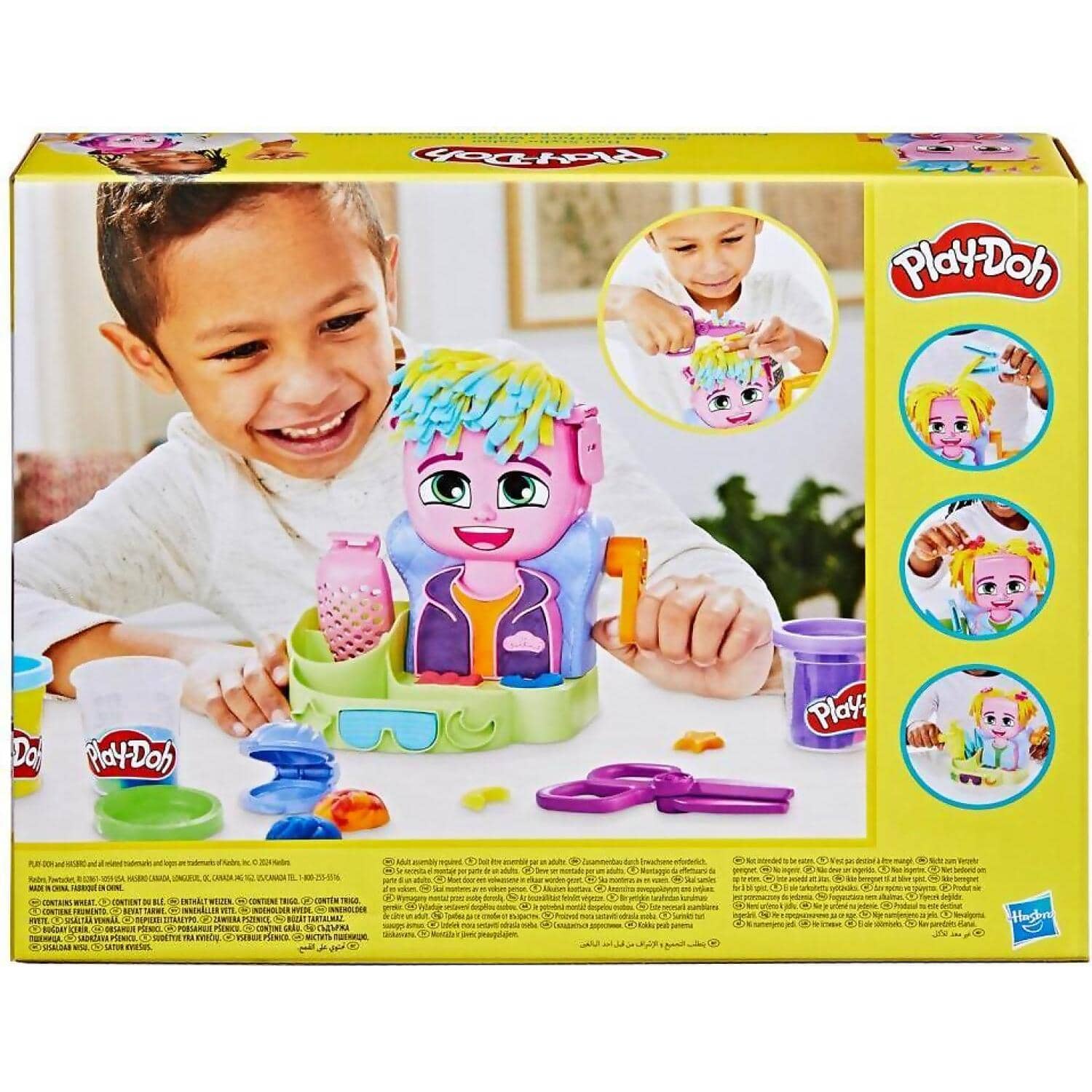 Play-Doh - Hair Stylin Salon Playset Pretend Play Toy Set For Kids Ages 3+