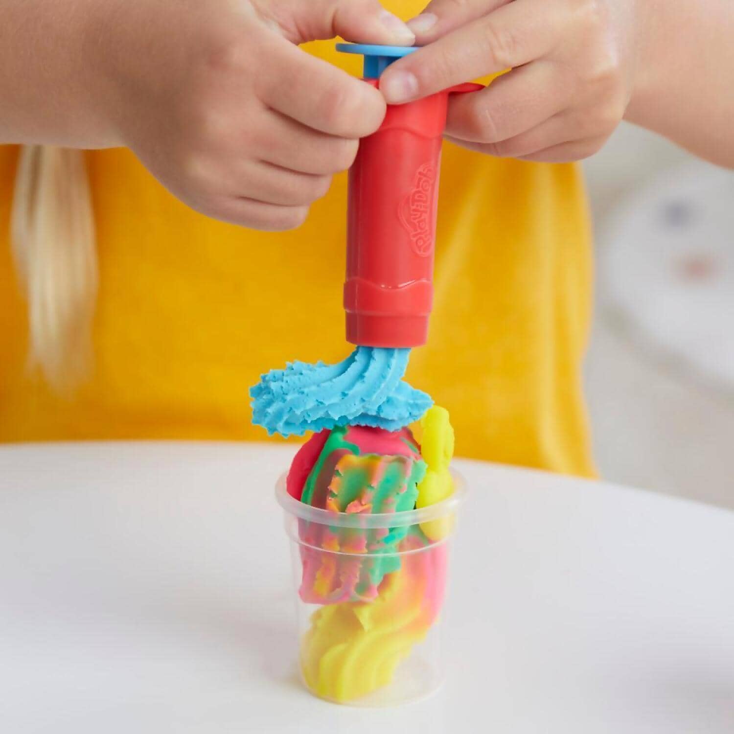 Play-Doh - Swirlin Smoothies Toy Blender Playset Play Kitchen Toys For Kids Age 3+ - Hasbro