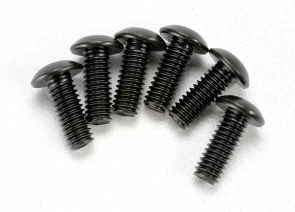 3937 (PART) TRAXXAS SCREWS 4X12MM BUTTON