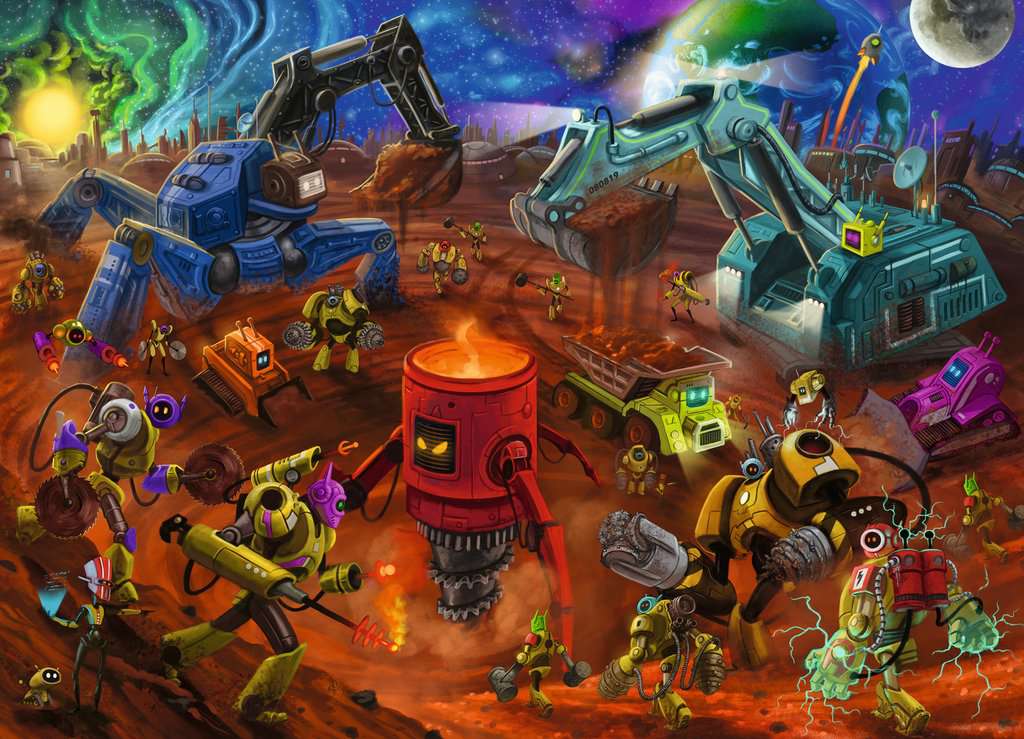 Ravensburger - Space Construction Jigsaw Puzzle 60 Pieces